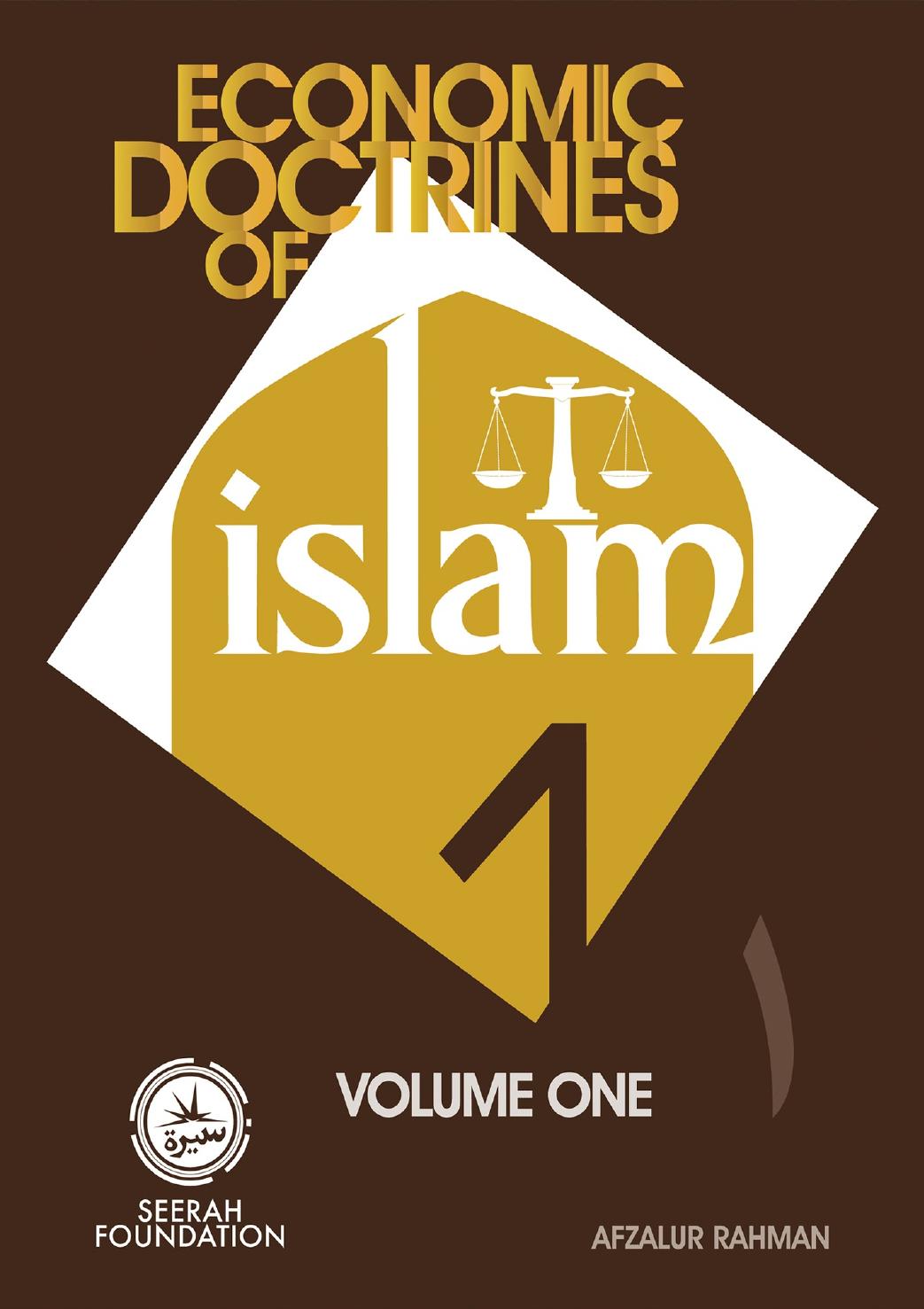 Economic Doctrines Of Islam Volume 1 Rahman Afzalur