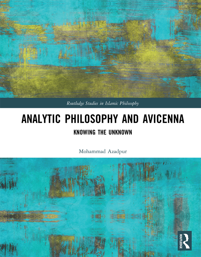 Analytic Philosophy And Avicenna Mohammad Azadpur