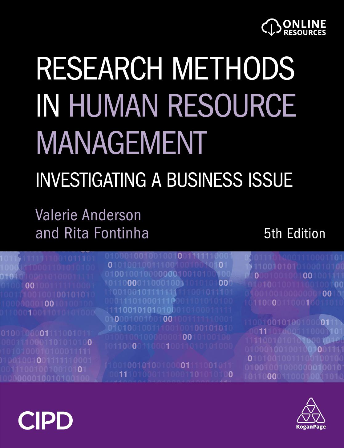 Research Methods In Human Resource Management 5th Edition Valerie Anderson