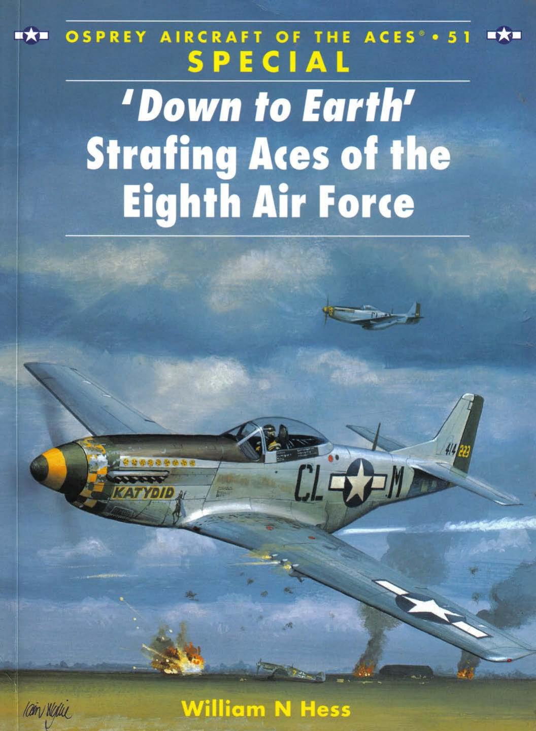 Down To Earth Strafing Aces Of The Eighth Air Force William Hess