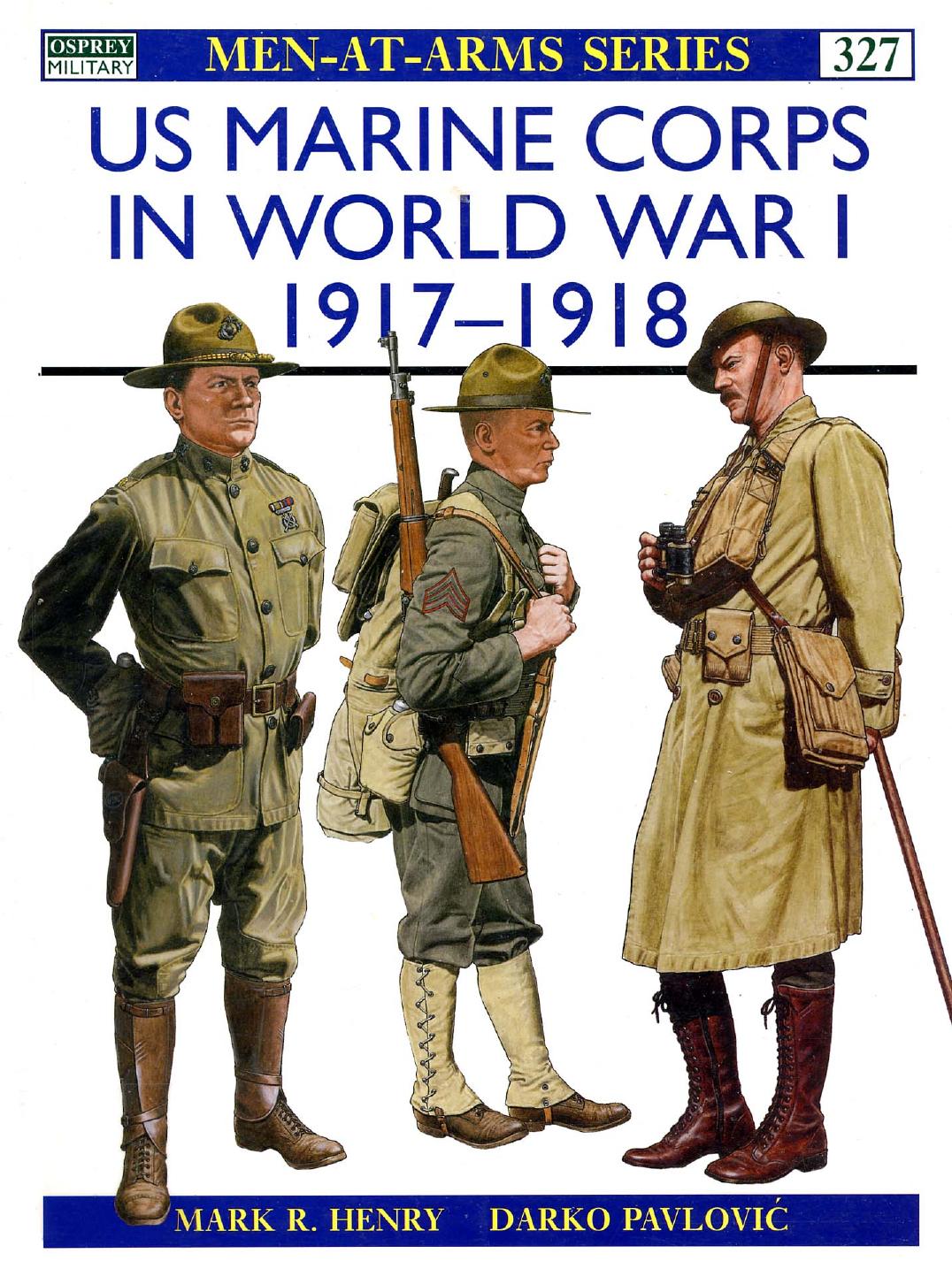 Us Marine Corps In World War I 191718 Mark Henry
