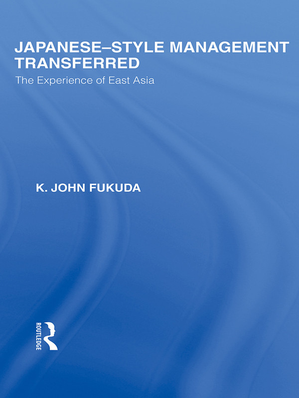 Japanesestyle Management Transferred Fukuda K John