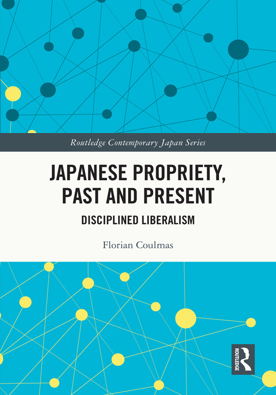 Japanese Propriety Past And Present Florian Coulmas