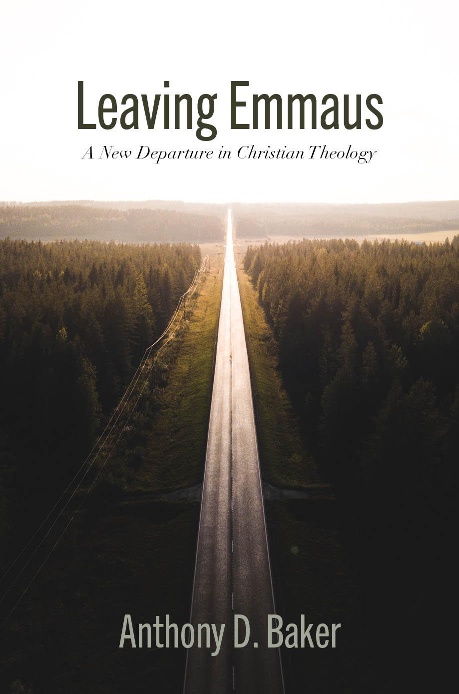 Leaving Emmaus A New Departure In Christian Theology Anthony D Baker
