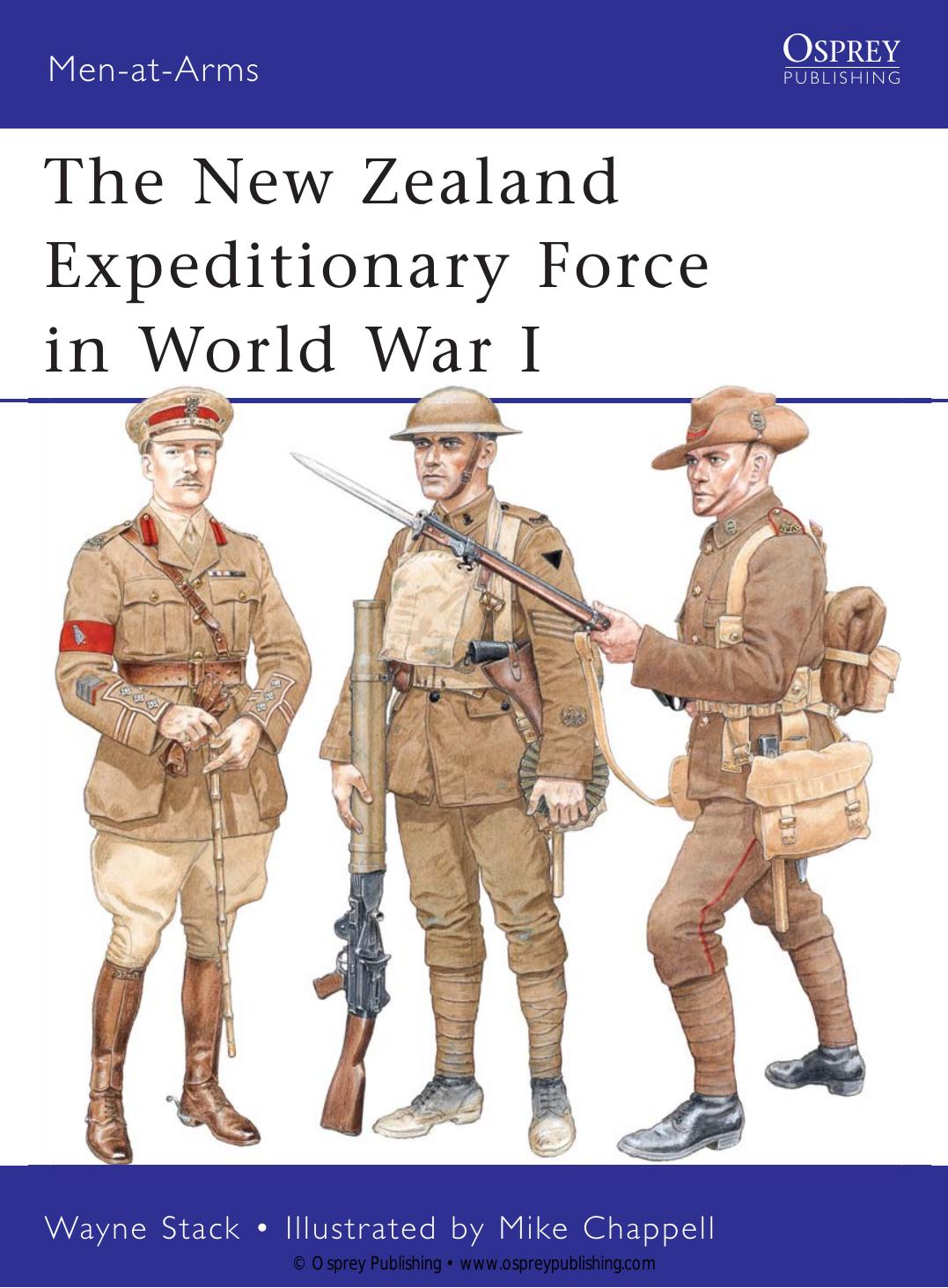 The New Zealand Expeditionary Force In World War I Wayne Stack