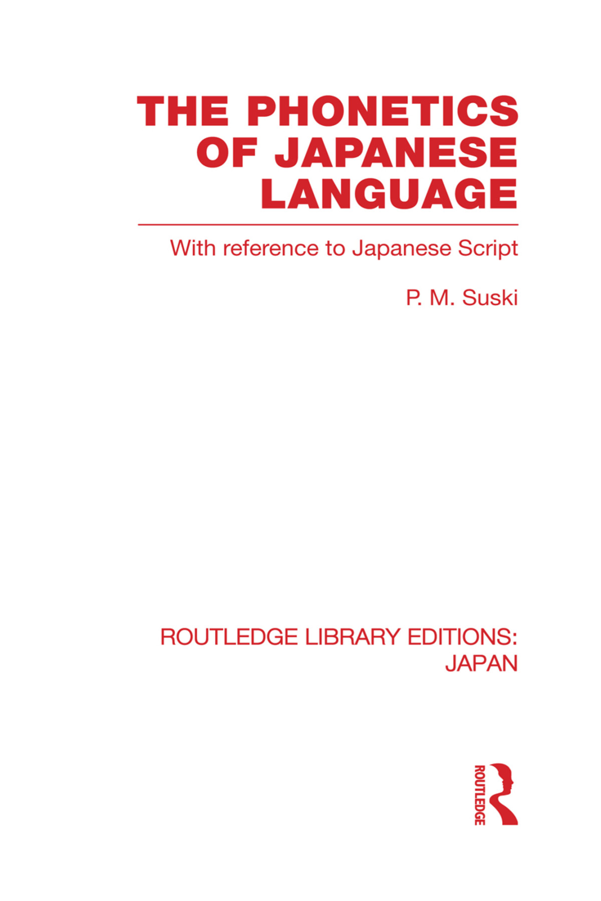 The Phonetics Of Japanese Language P M Suski