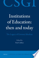 Institutions Of Education Then And Today Paul Cobben