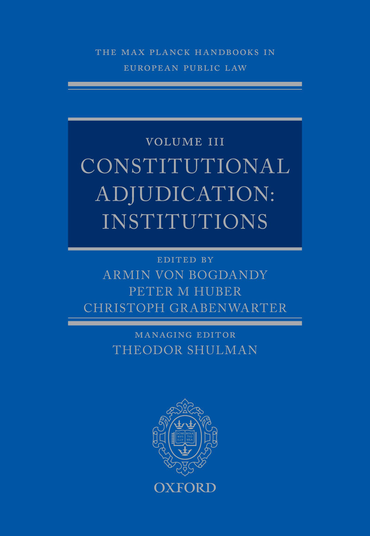 The Max Planck Handbooks In European Public Law Armin Von Bogdandypeter Huberchristoph Grabenwarter