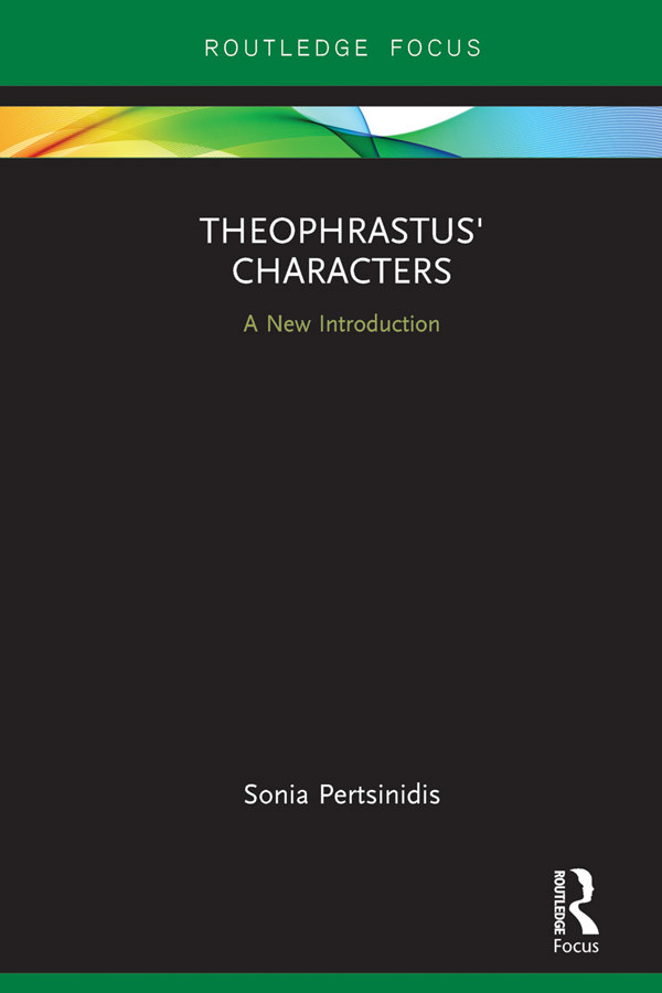 Theophrastus Characters Sonia Pertsinidis
