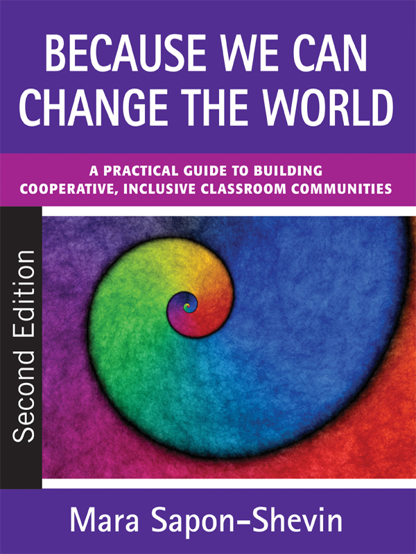 Because We Can Change The World Mara Saponshevin