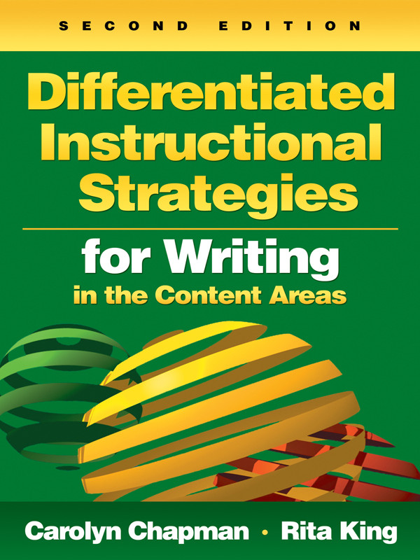 Differentiated Instructional Strategies For Writing In The Content Areas Chapman