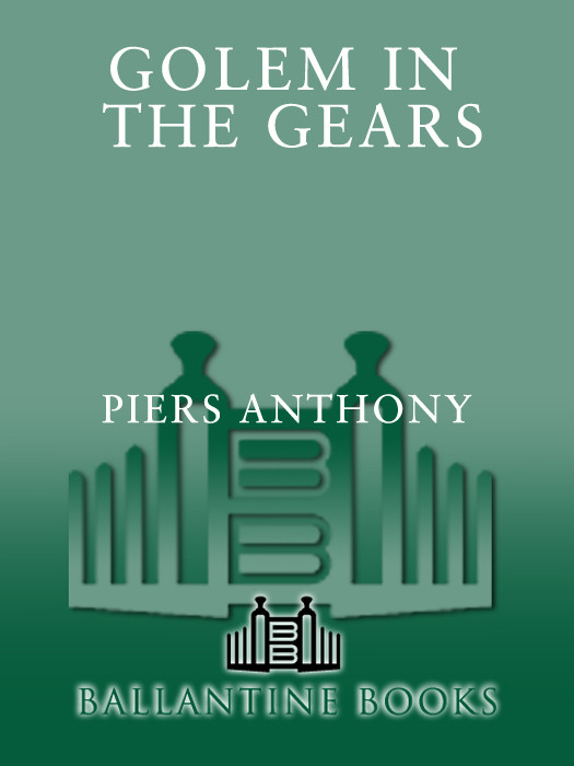 Golem In The Gears Anthony Piers