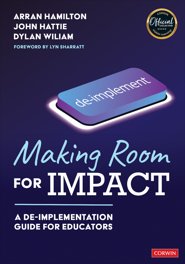 Making Room For Impact Arran Hamiltonjohn Hattiedylan Wiliam John Hattie Dylan Wiliam