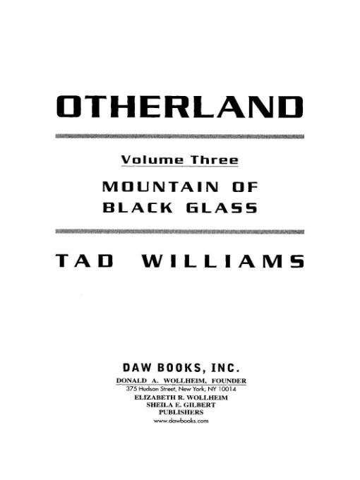 Otherland 3 Mountain Of Black Glass Tad Williams