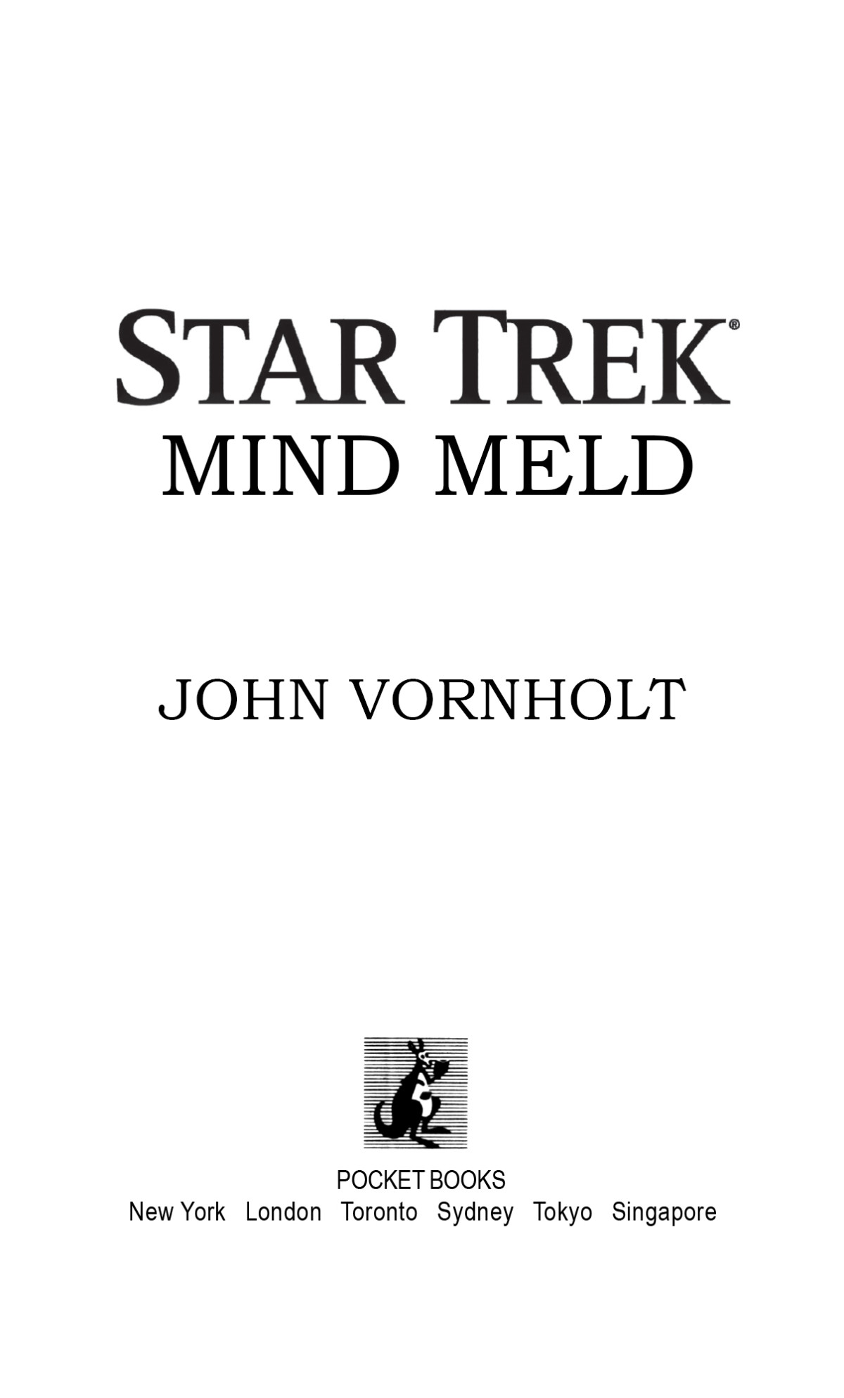 Star Trek Mind Meld John Vornholt