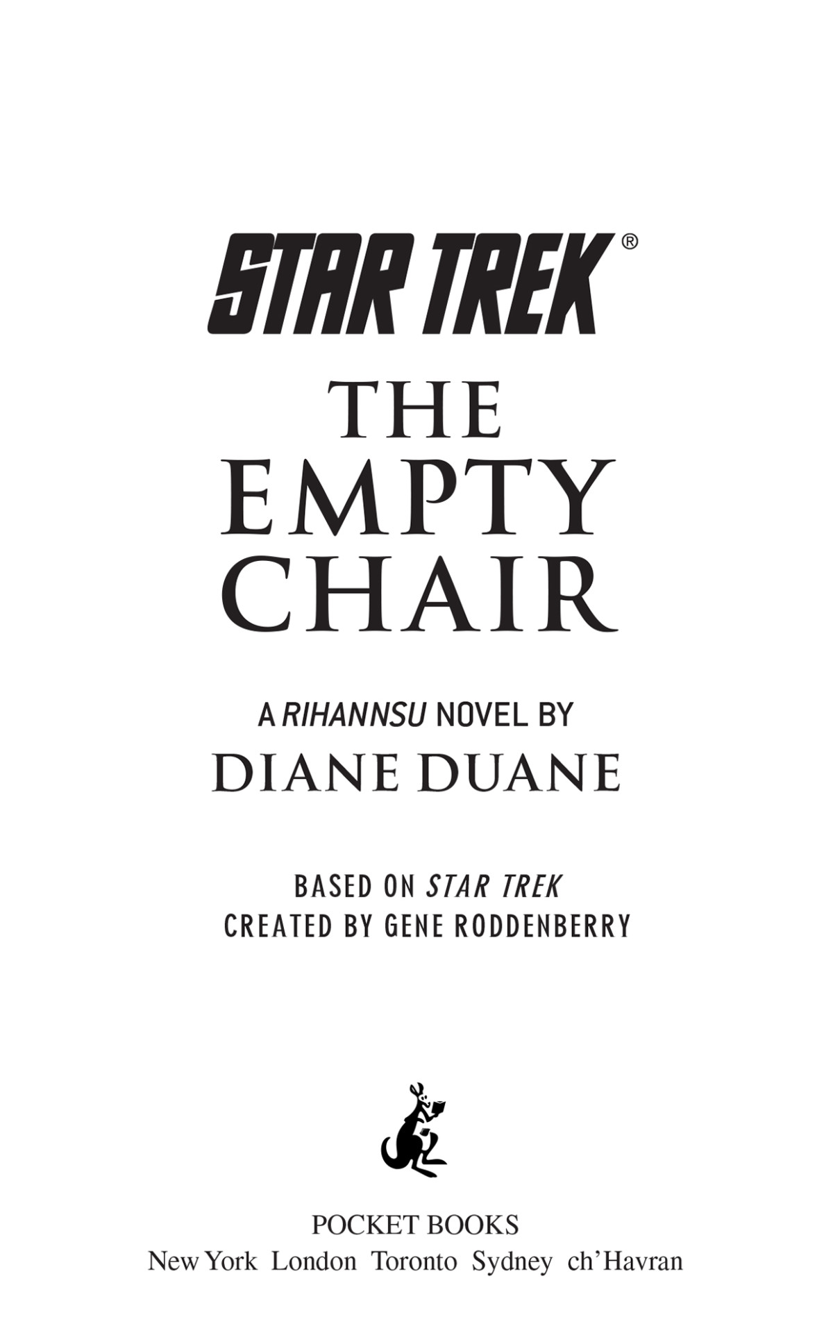 Star Trek The Original Series Rihannsu The Empty Chair Diane Duane