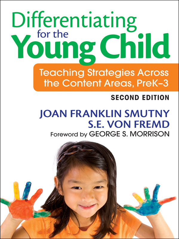 Differentiating For The Young Child Smutny Joan F Von Fremd
