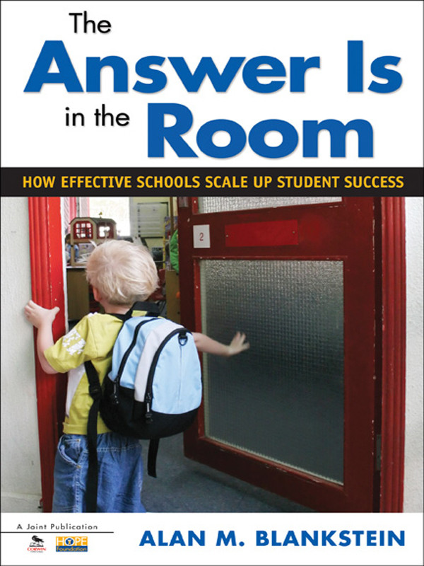 The Answer Is In The Room Blankstein Alan M