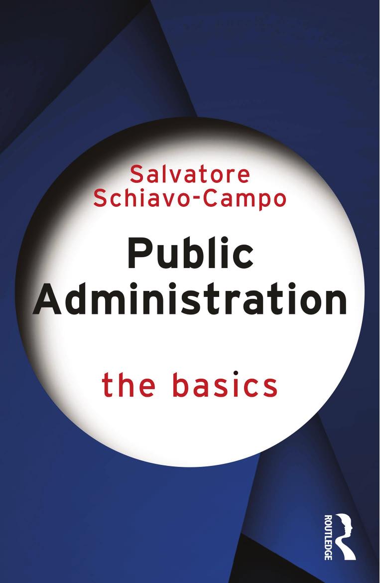 Public Administration The Basics Salvatore Schiavocampo