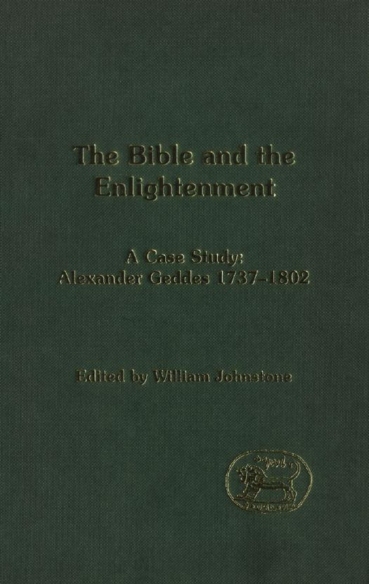 The Bible And The Enlightenment Supplement William Johnstone