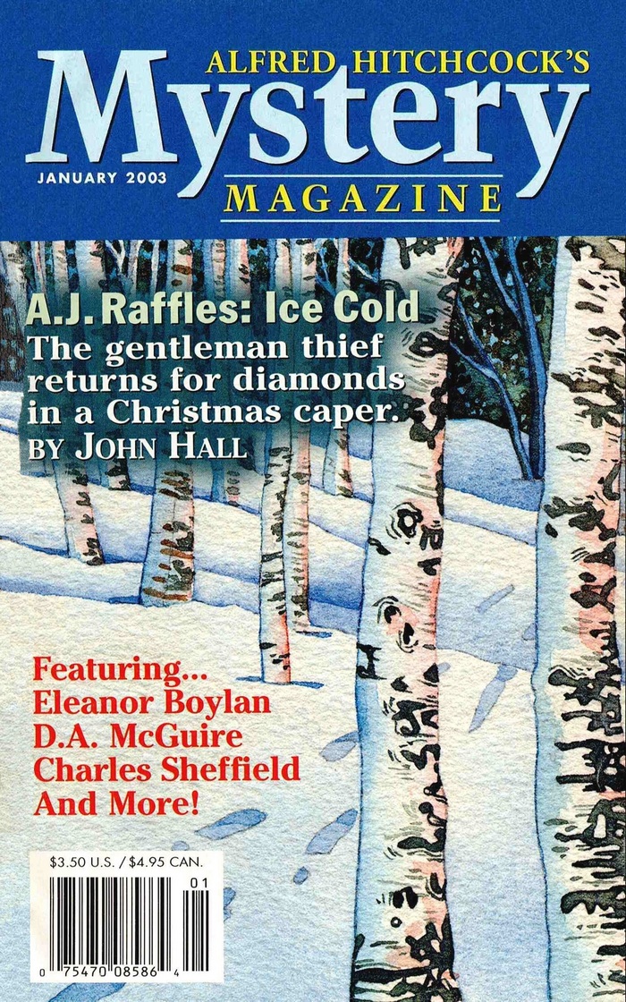 Alfred Hitchcocks Mystery Magazine Vol 48 No 1 January 2003 Eleanor Boylan S L Franklin John Hall Linda Landrigan D A Mcguire James Van Pelt Charles Sheffield Henry Slesar