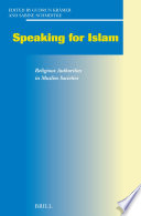 Speaking For Islam Gudrun Krmer Sabine Schmidtke