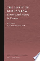 The Spirit Of Korean Law Marie Kim