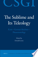 The Sublime And Its Teleology Donald Loose