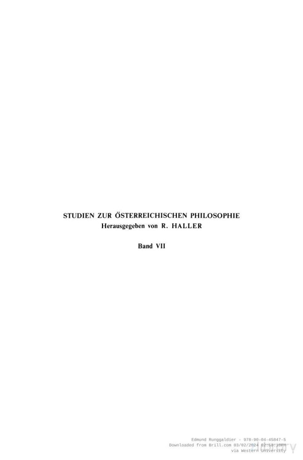 Carnaps Early Conventionalism Edmund Runggaldier