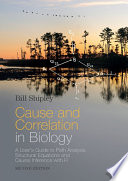 Cause And Correlation In Biology 2nd Edition Bill Shipley