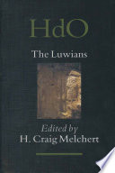The Luwians Craig Melchert