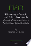 Dictionary Of Arabic And Allied Loanwords Frederico Corriente