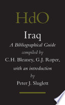 Iraq Heather Bleaney Roper Peter Sluglett