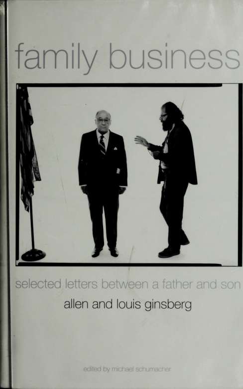 Family Business Selected Letters Between A Father And Son Ginsberg