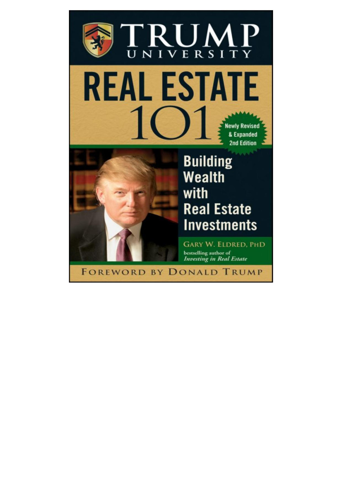 Trump University Real Estate 101 Gary W Eldred