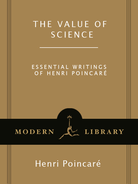 The Value Of Science Henri Poincare