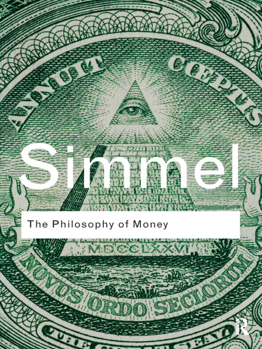 Philosophy Of Money Bottomore Tom Simmel Georg Frisby David Lemert
