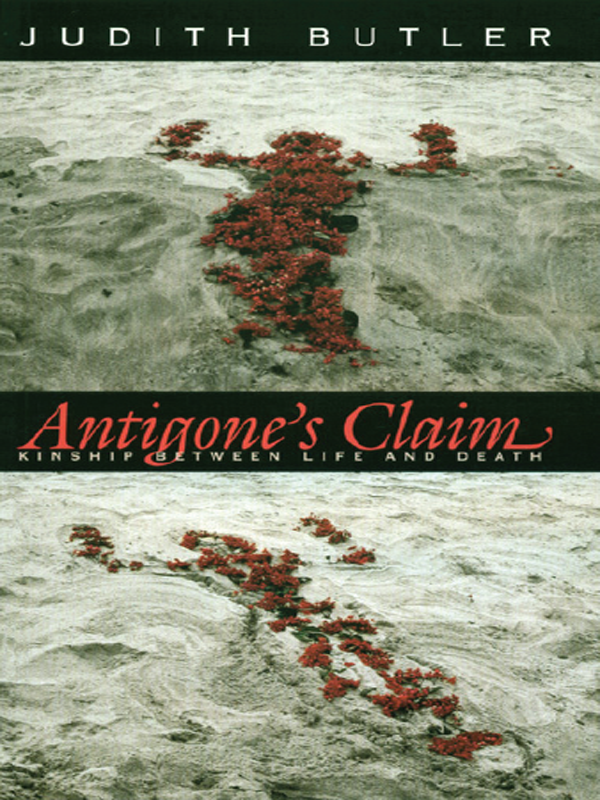 Antigones Claim Judith Butler