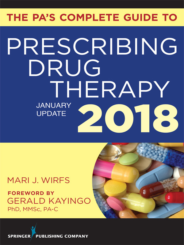 The Pas Complete Guide To Prescribing Drug Therapy 2018 Wirfs