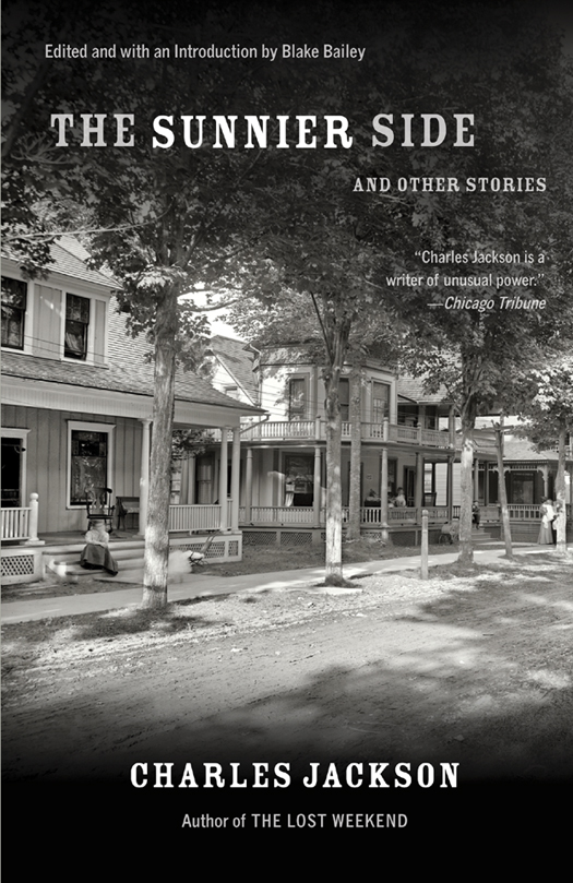 The Sunnier Side And Other Stories Charles Jackson