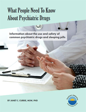 What People Need To Know About Psychiatric Drugs 2nd Edition Janet C Currie