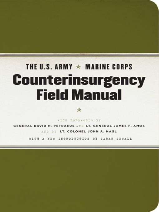 The Us Armymarine Corps Counterinsurgency Field Manual United States Army