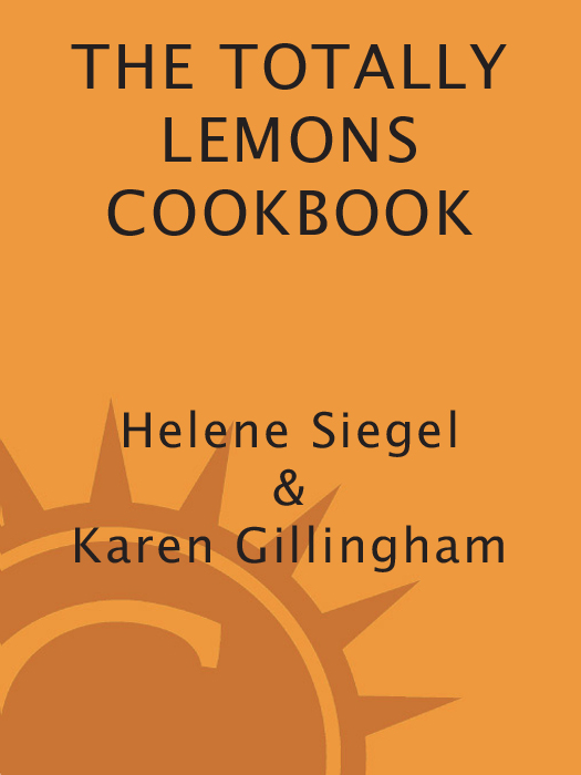 Totally Lemons Cookbook Totally Cookbooks Helene Siegel Karen Gillingham