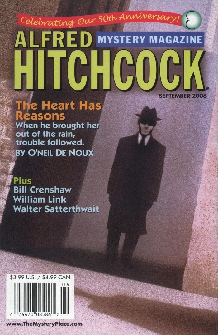 Alfred Hitchcocks Mystery Magazine Vol 51 No 9 September 2006 Oneil De Noux Bill Crenshaw Jas R Petrin Susan Oleksiw Kevin Prufer
