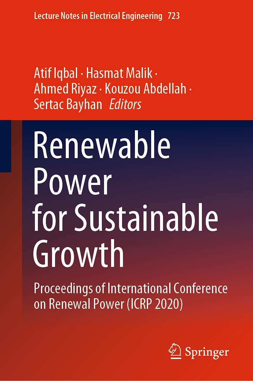 Renewable Power For Sustainable Growth 1st Ed 2021 Atif Iqbal