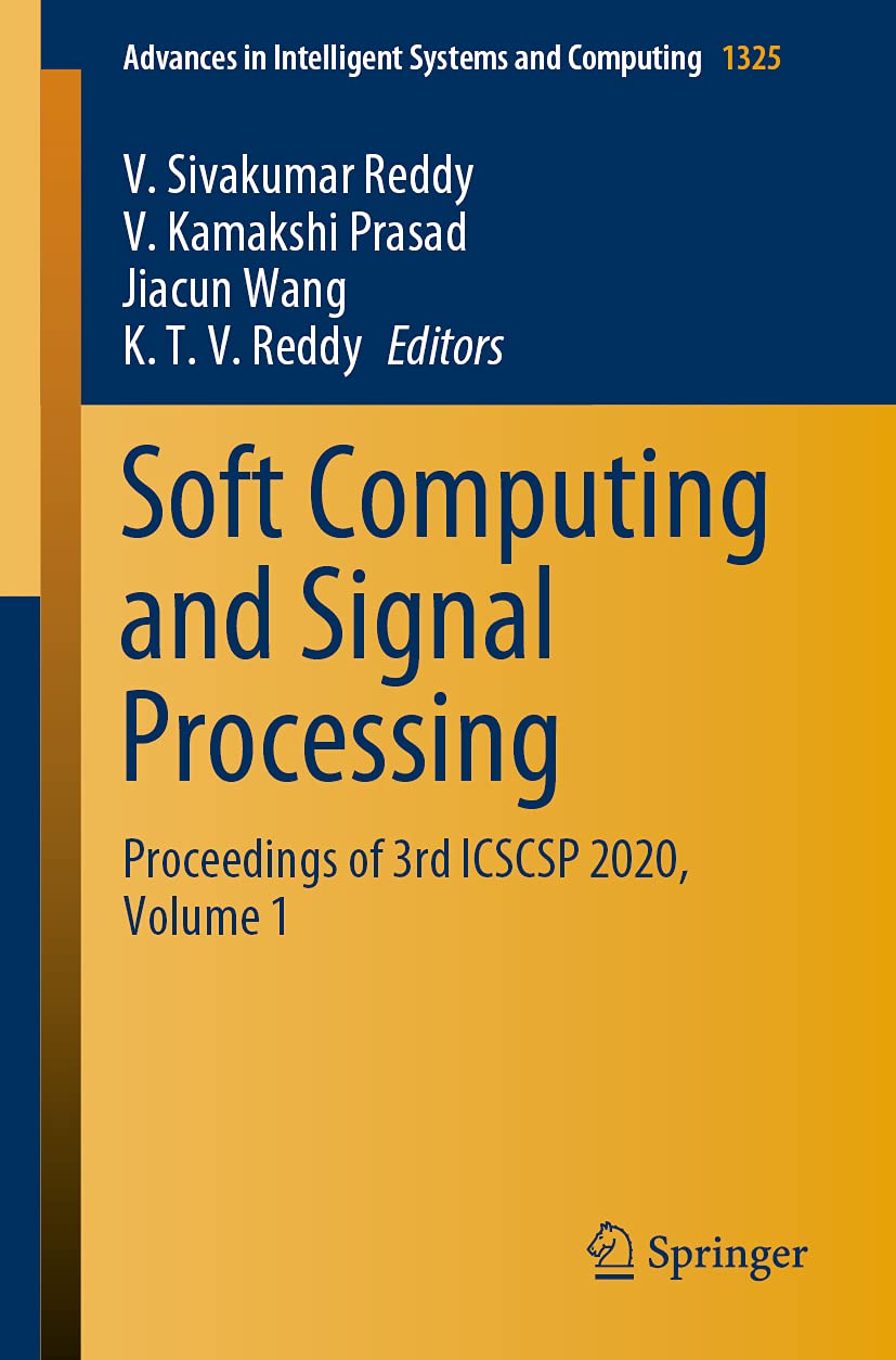 Soft Computing And Signal Processing 1st Edition V Sivakumar Reddy
