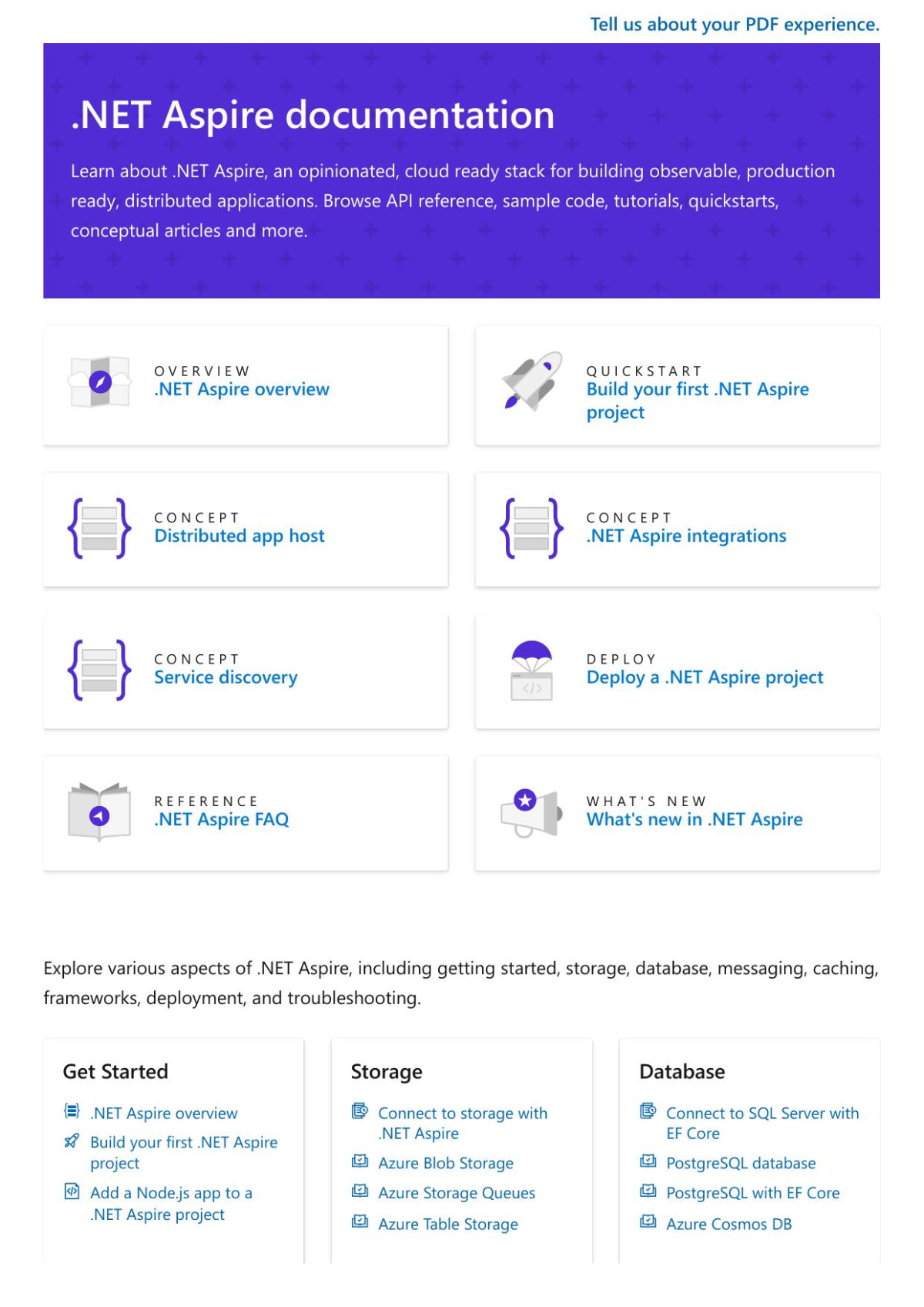 Net Aspire Documentation 20240907 Microsoft Learn