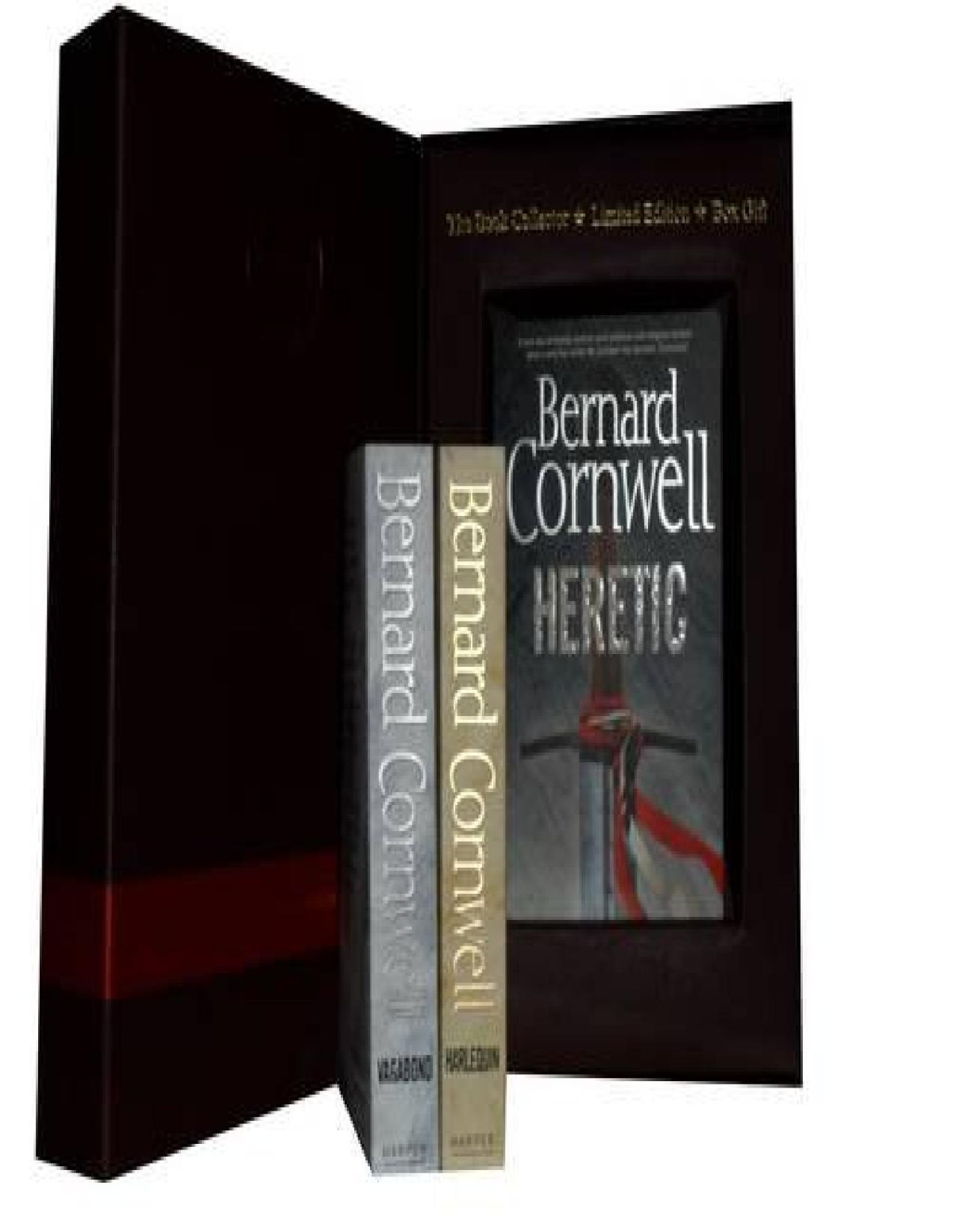 Bernard Cornwell Grail Quest Collection Vagabond Harlequin Heretic Cornwell
