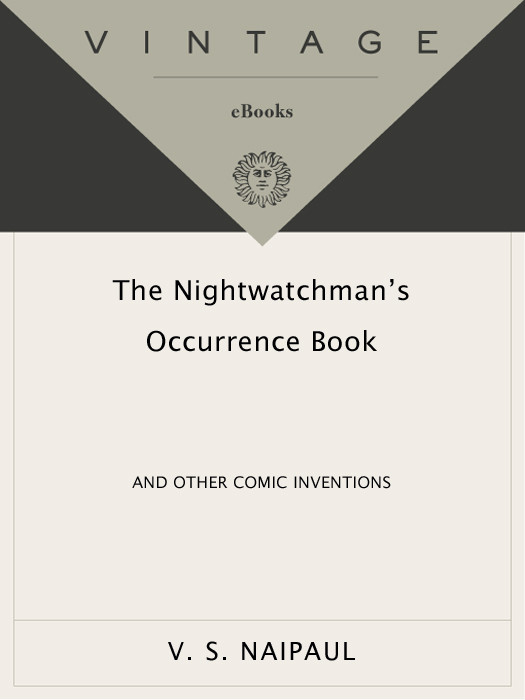 The Nightwatchmans Occurrence Book Vs Naipaul