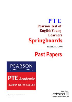 Pte Springboard Past Papers 2006 Edexcel Limited
